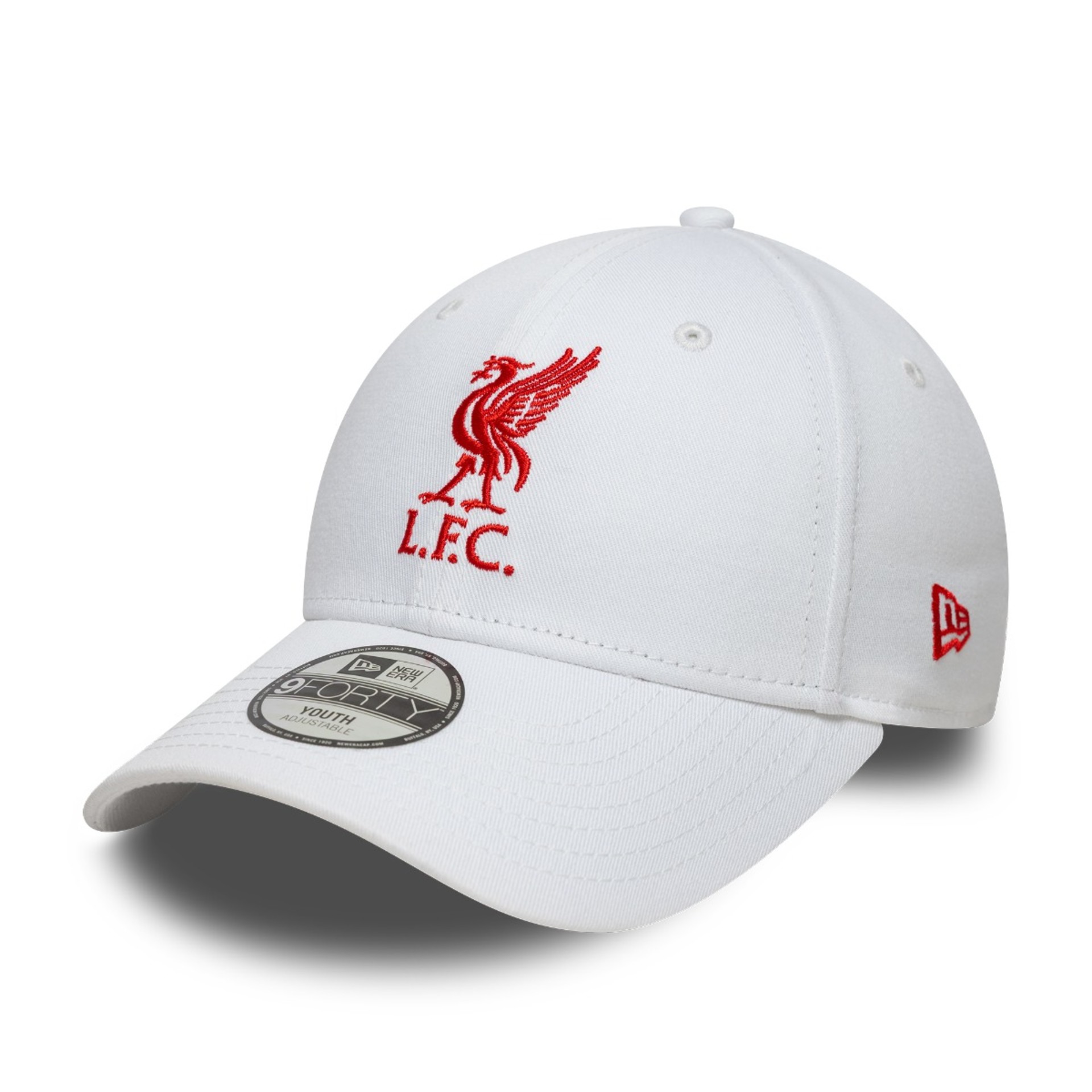 LFC New Era 9FORTY Liverbird Kappe für Kinder, Weiß - Image 1