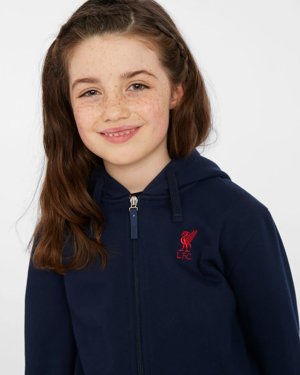 LFC Infants Zip Through Hoody Navy - Image 2