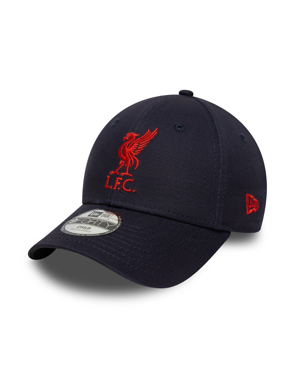 LFC New Era Kids 9FORTY Liverbird Cap Navy - Image 1