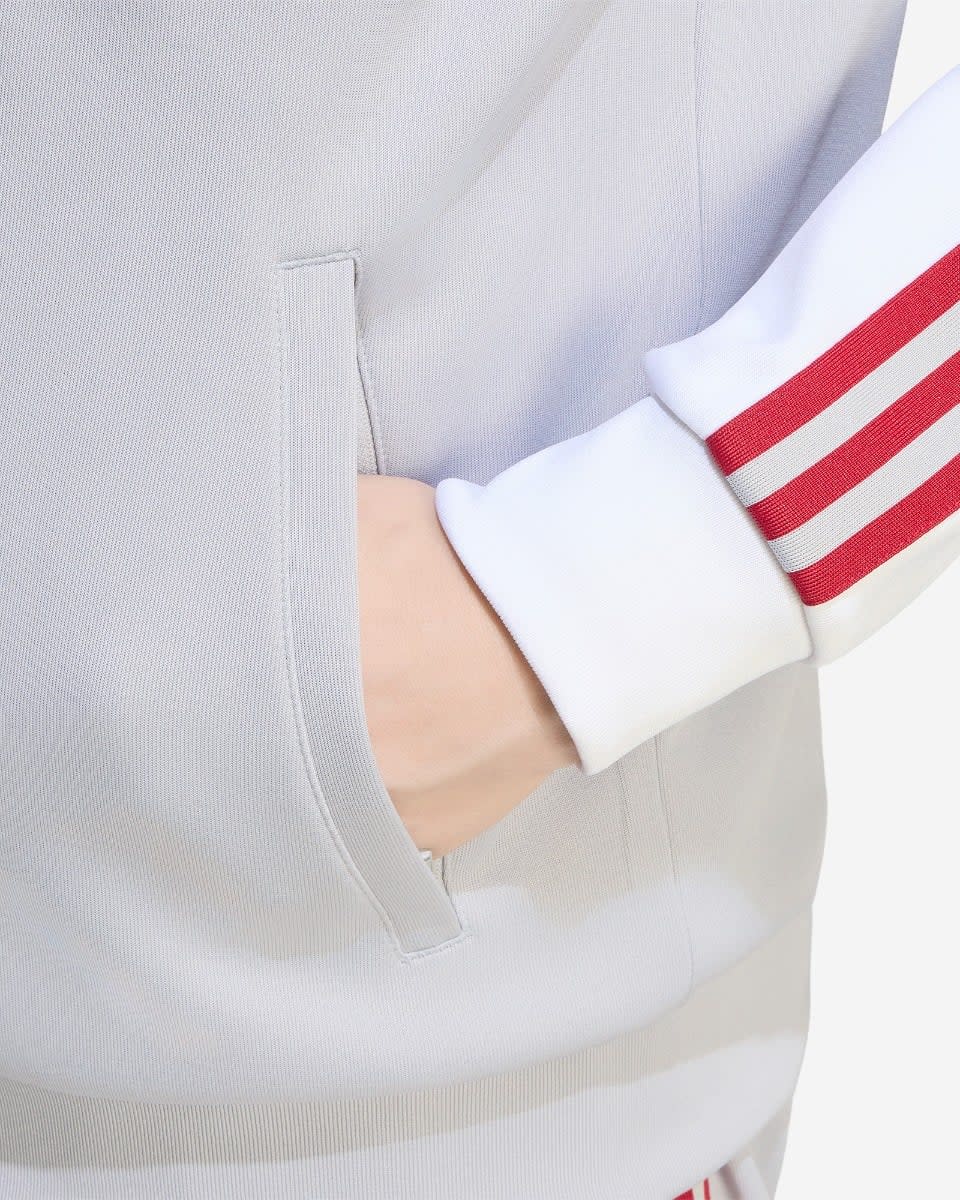 LFC adidas Mens 26/27 Originals Track Top White - Image 4