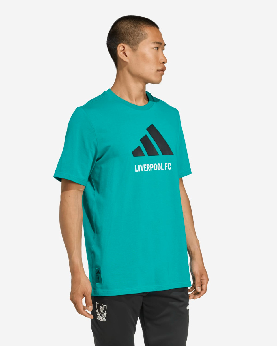 LFC adidas Adults 25/26 Graphic Tee Grön - Image 3