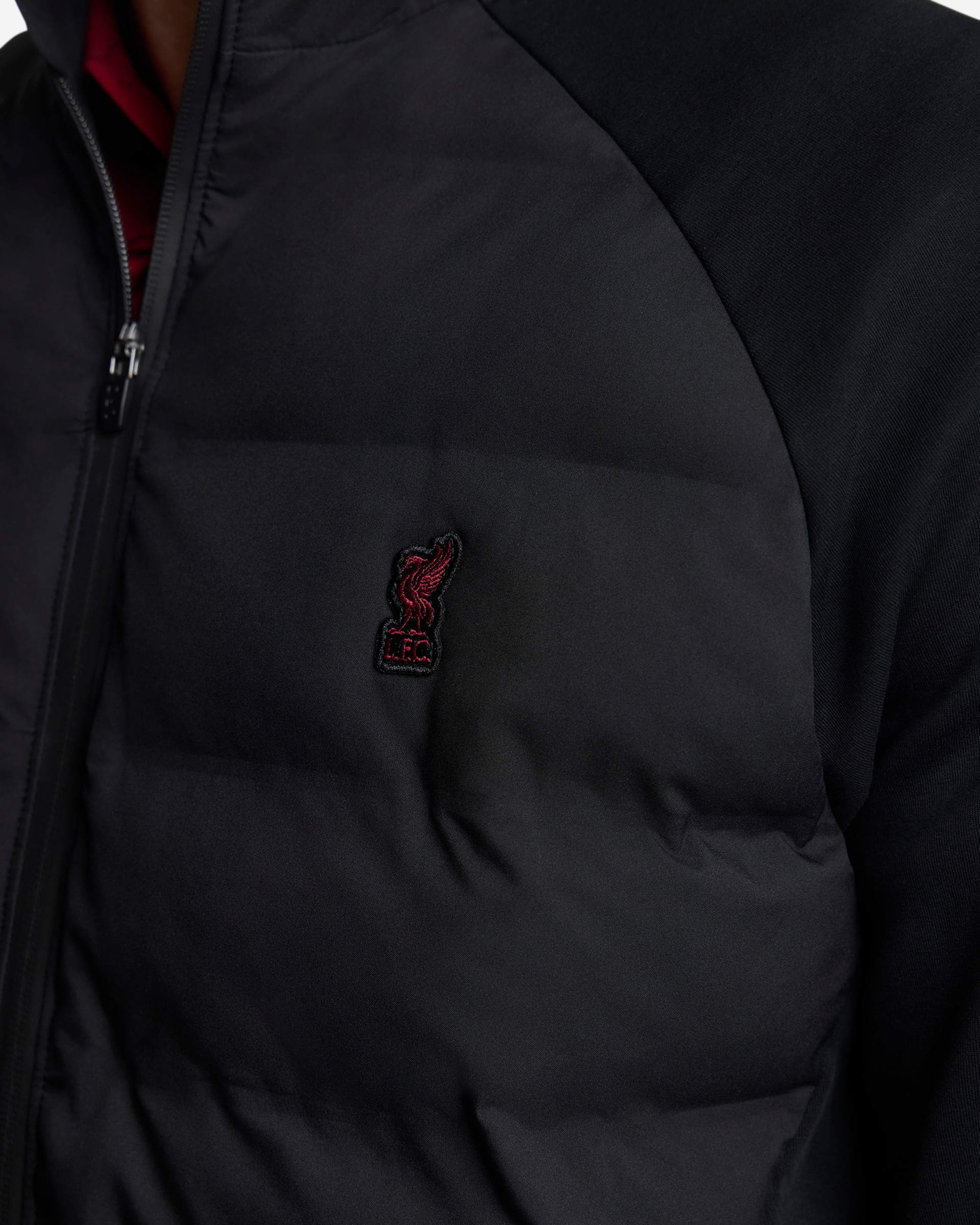Chaqueta negra con cremallera para hombre LFC Firma - Image 4