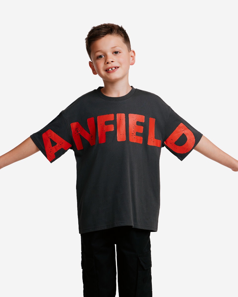 LFC Juniors Large Graphic Tee Graphite - Image 1
