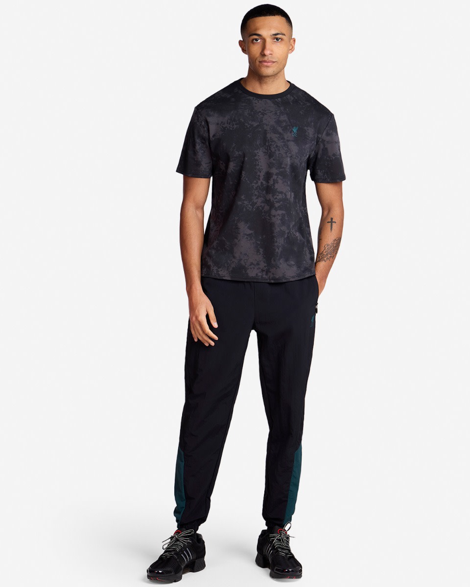 LFC Mens Oversized Tie Dye Effect Black - Image 3