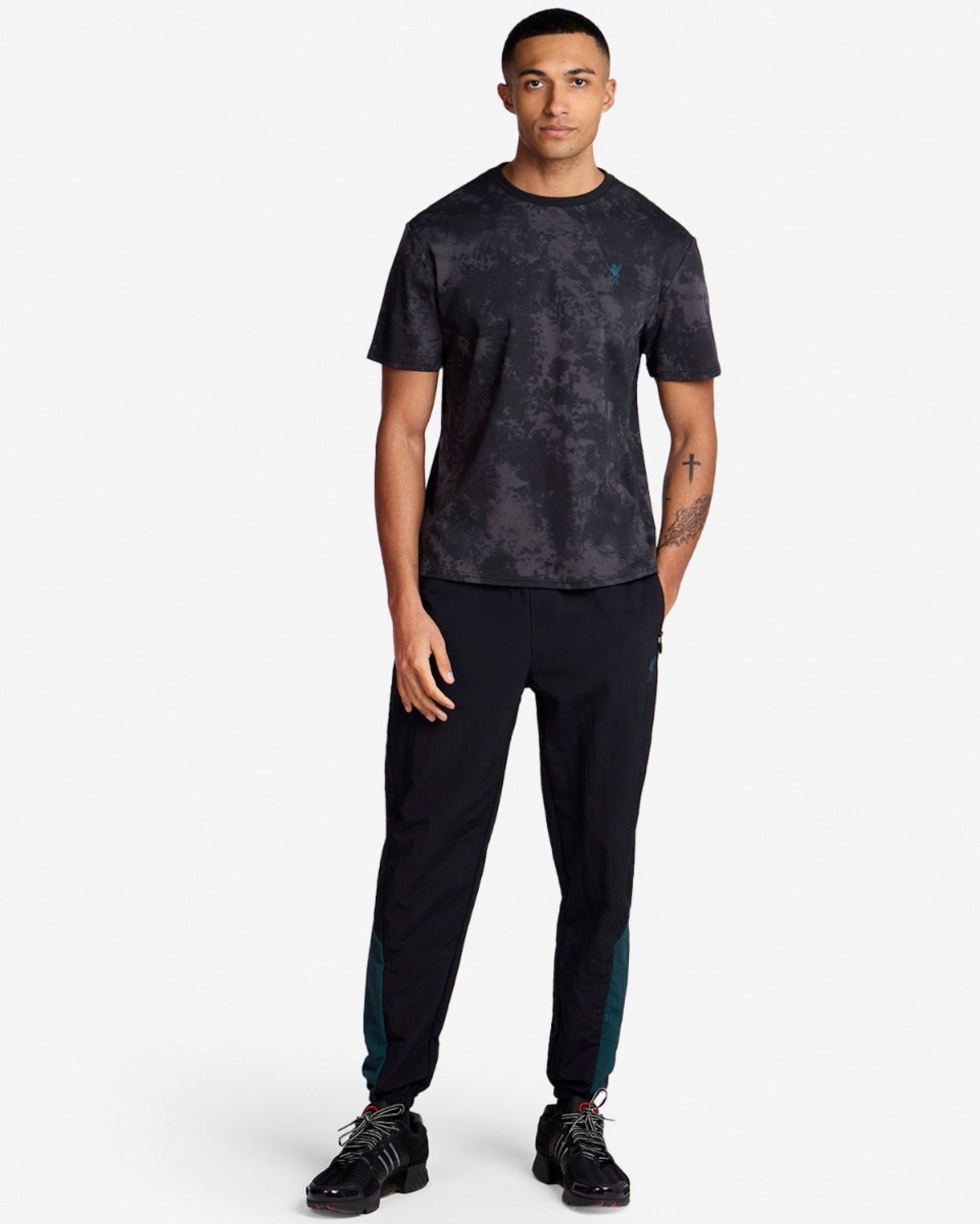 LFC Herre oversize Tie Dye Effect Sort - Image 3