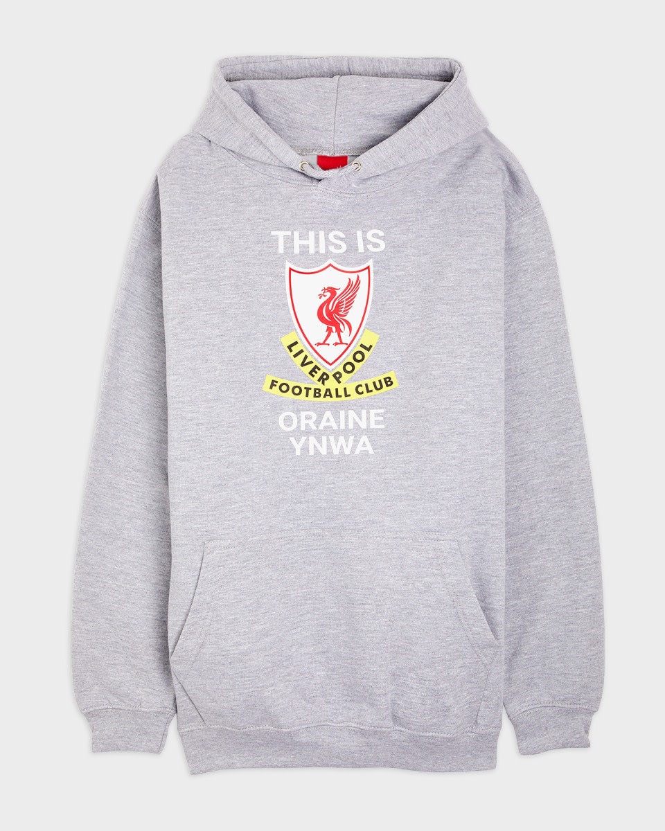 LFC This Is Anfield Personalised Grey Hoody - Image 2