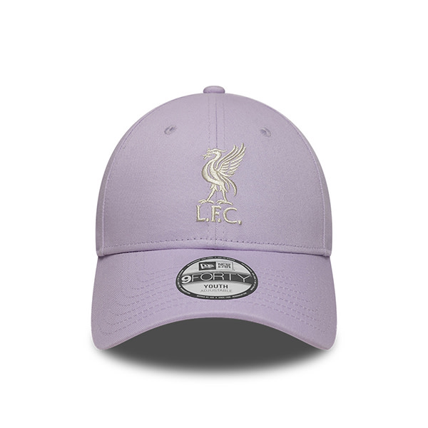 LFC New Era Juniors 9FORTY Cap Pastel Lilac - Image 3
