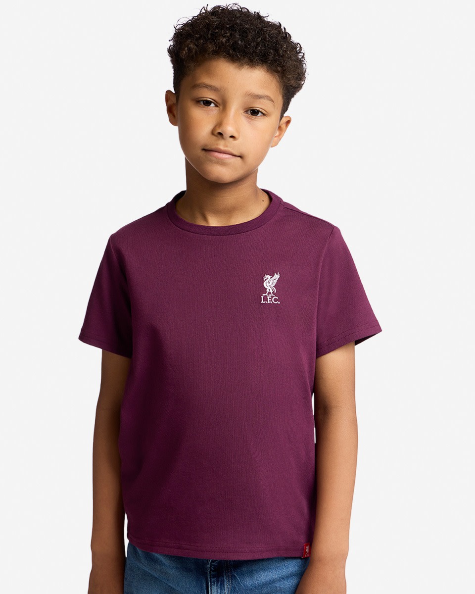 LFC Liverbird Emblem T-Shirt für Säuglinge, Kirsche - Image 1