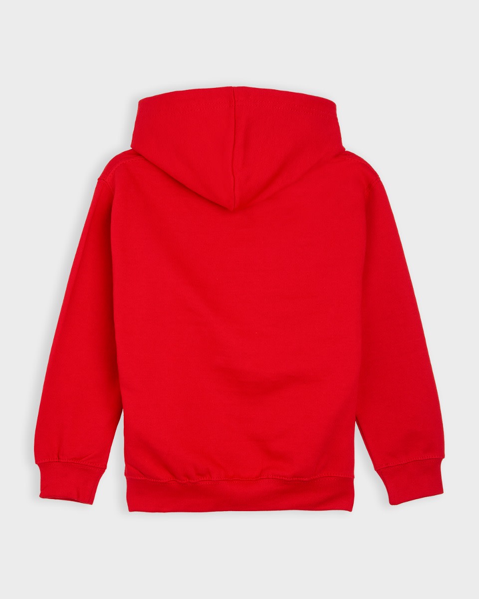 LFC Junior Crest Personalisierbarer roter Kapuzenpulli - Image 4