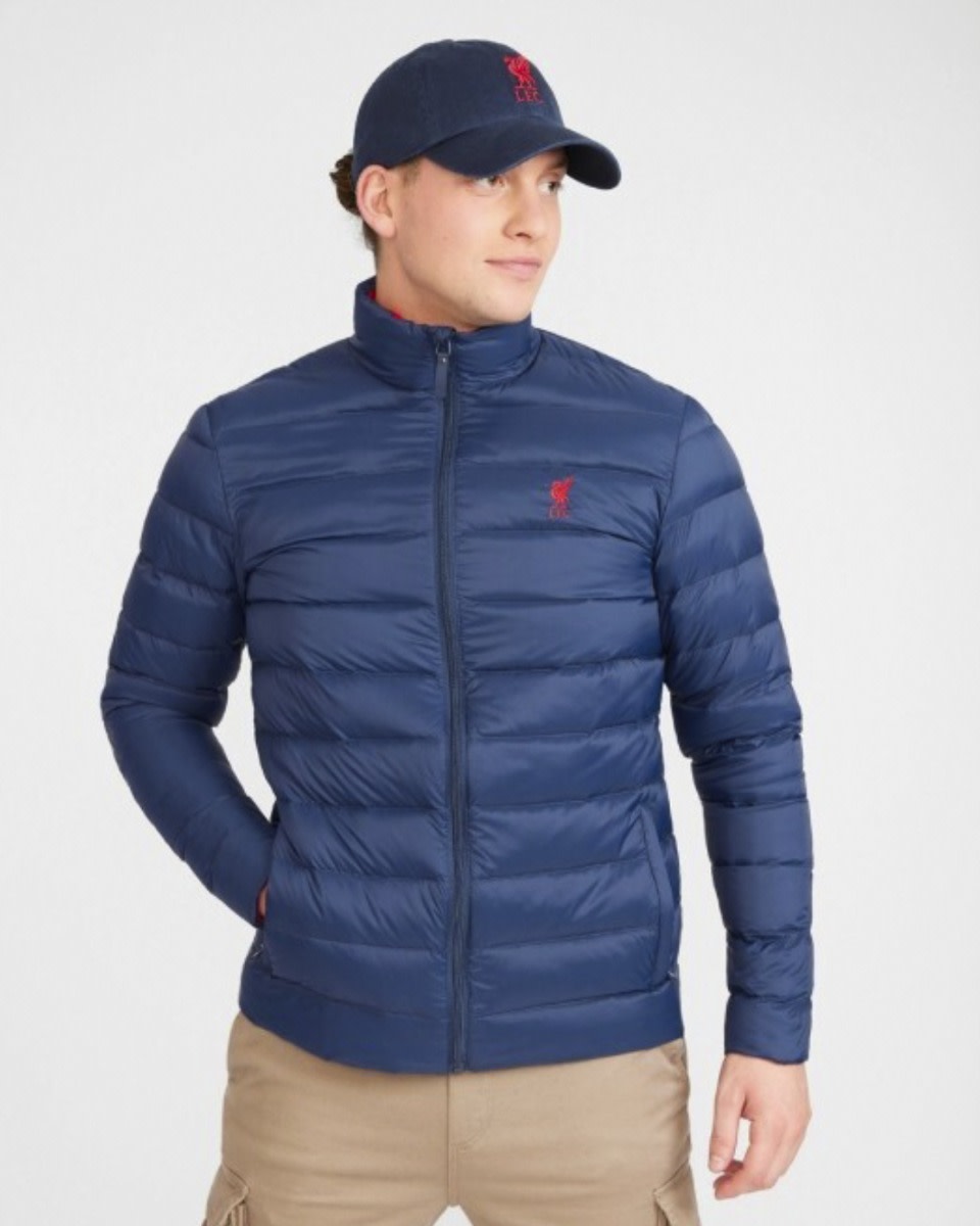 Veste bleu marine rembourrée en duvet LFC - Image 1