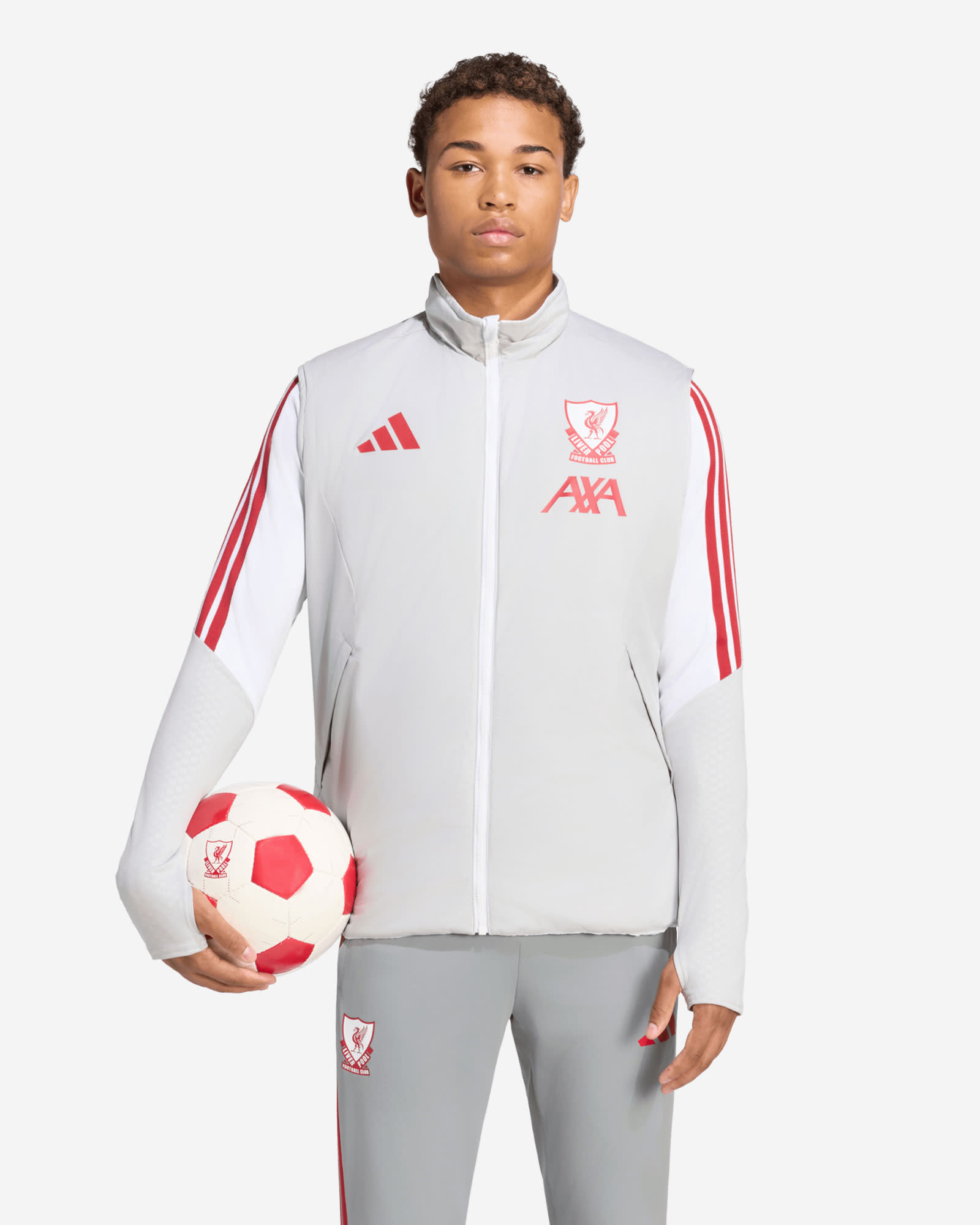 LFC adidas Mens 26/27 European Tiro Winterized Vest White - Image 1