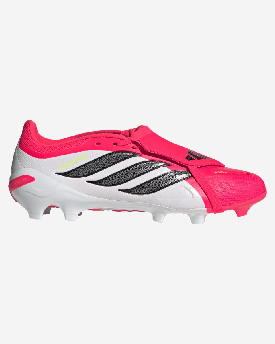 adidas Adults Predator League Fold-Over Tongue Fast Ground Fotbollsskor Lucid Red/Core Svart/Molnvit - Image 1