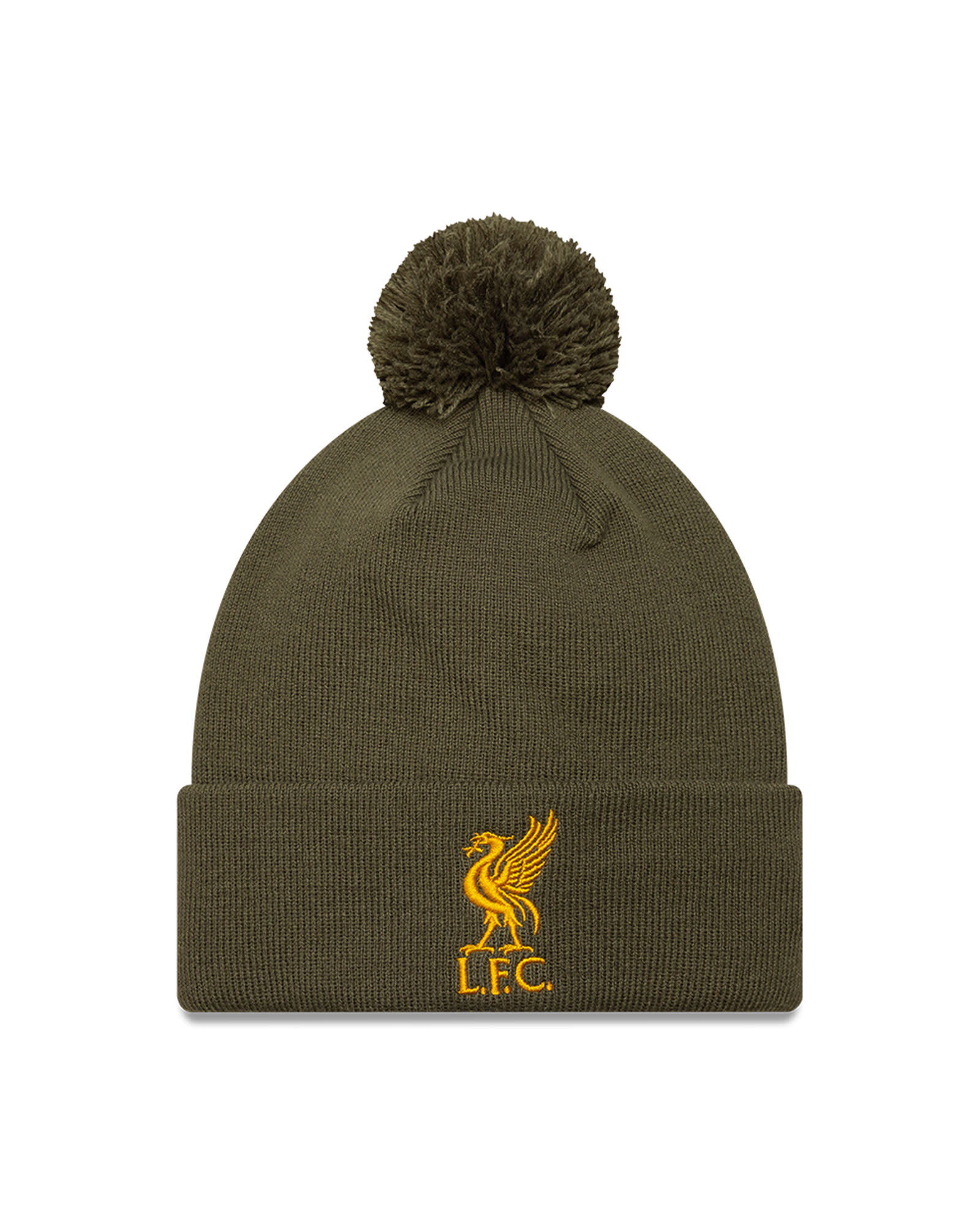LFC New Era Mütze für Erwachsene mit Armreif und Pom-Wappen, Olivgrün - Image 3