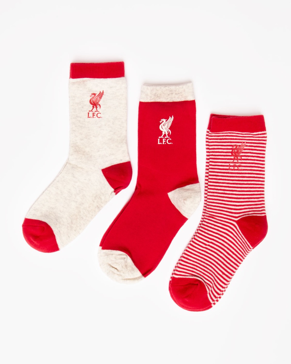 LFC ジュニア 3 パックデザインソックス - Image 1
