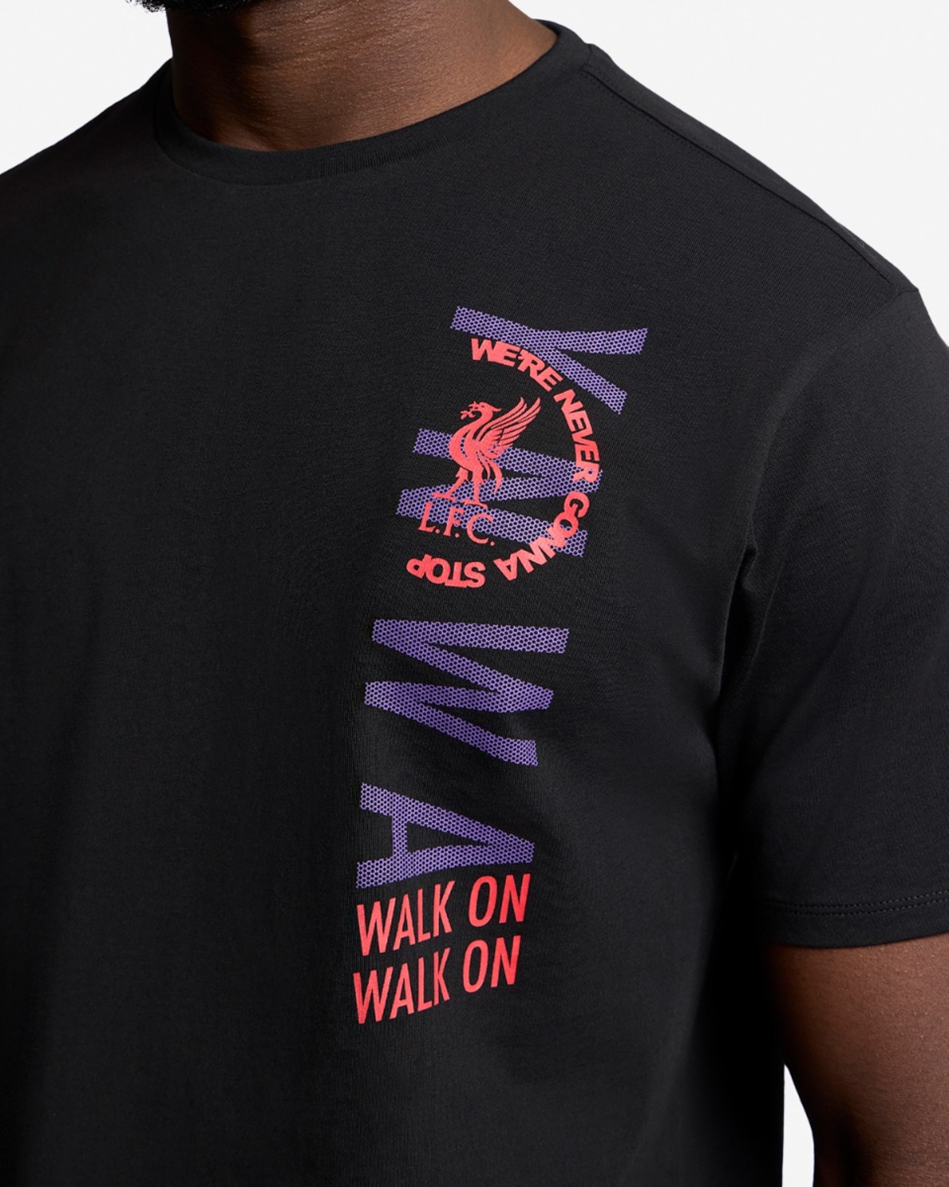 LFC YNWA Herren-T-Shirt Schwarz - Image 4