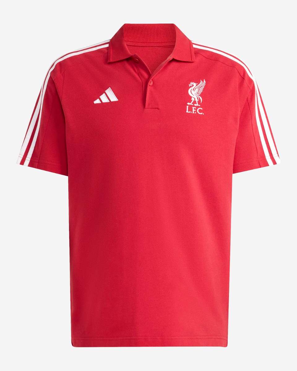 LFC adidas Mens 25/26 DNA Polo Red
