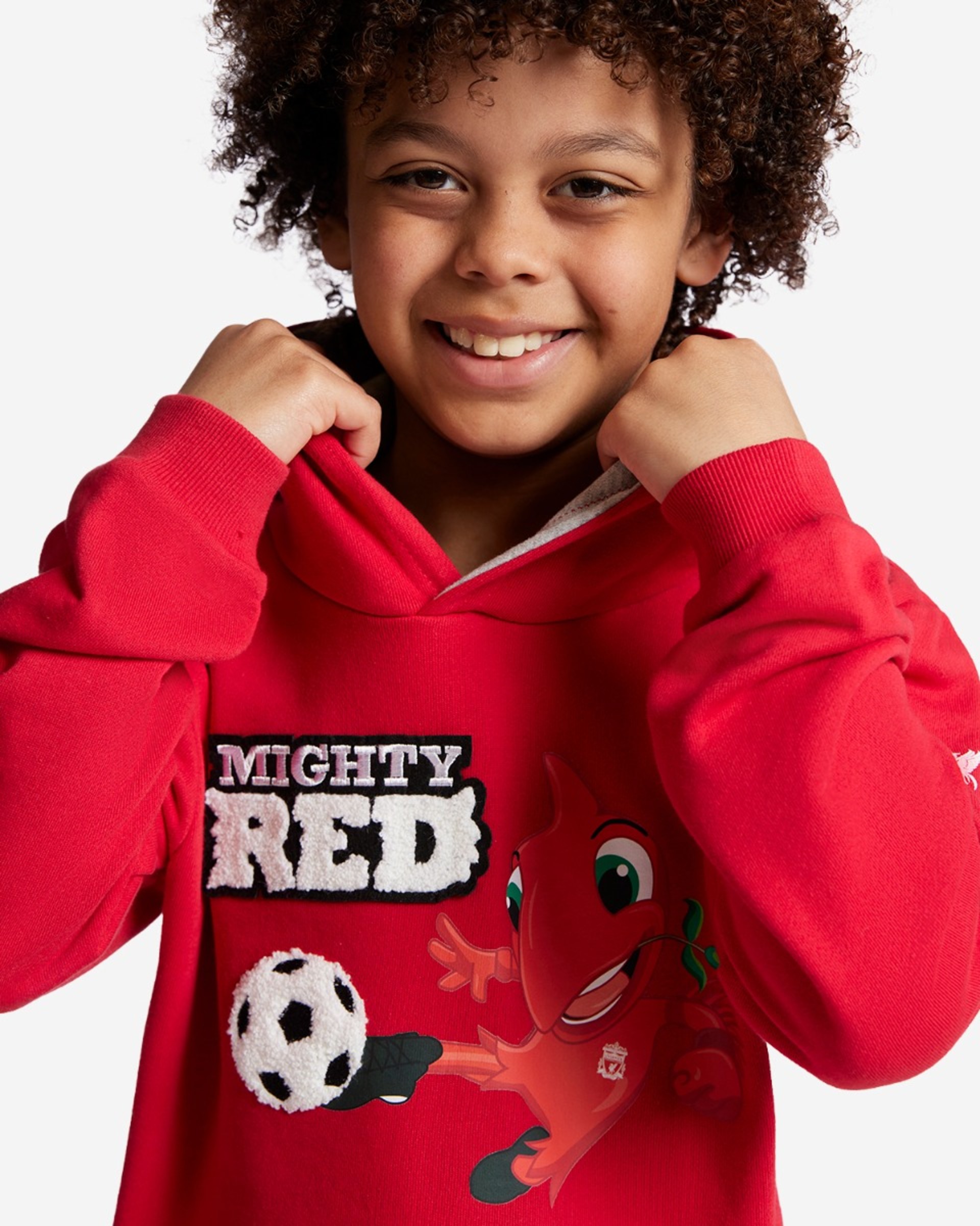 LFC Mighty Red Spædbørns Hættetrøje Rød - Image 4