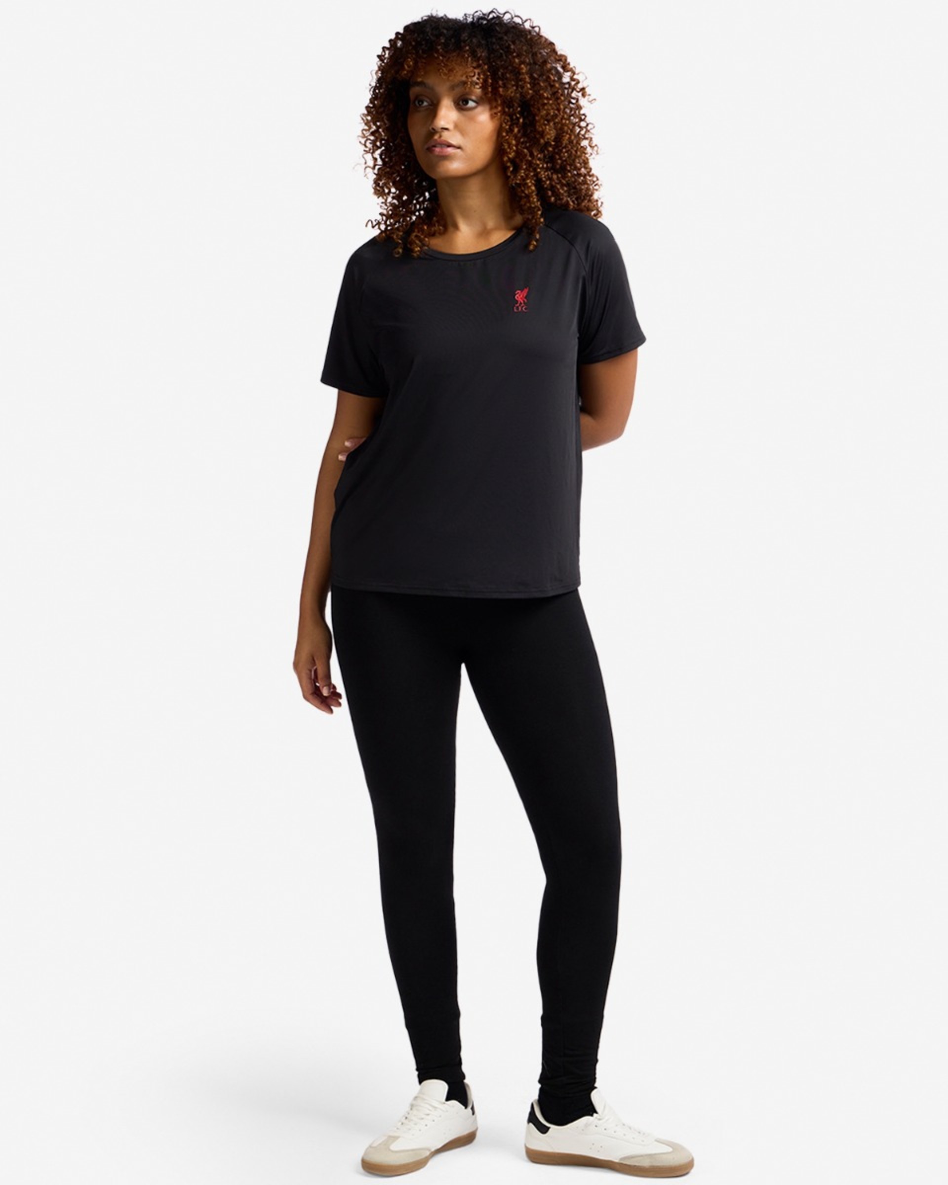 T-shirt LFC Liverbird Poly pour femmes, noir - Image 4