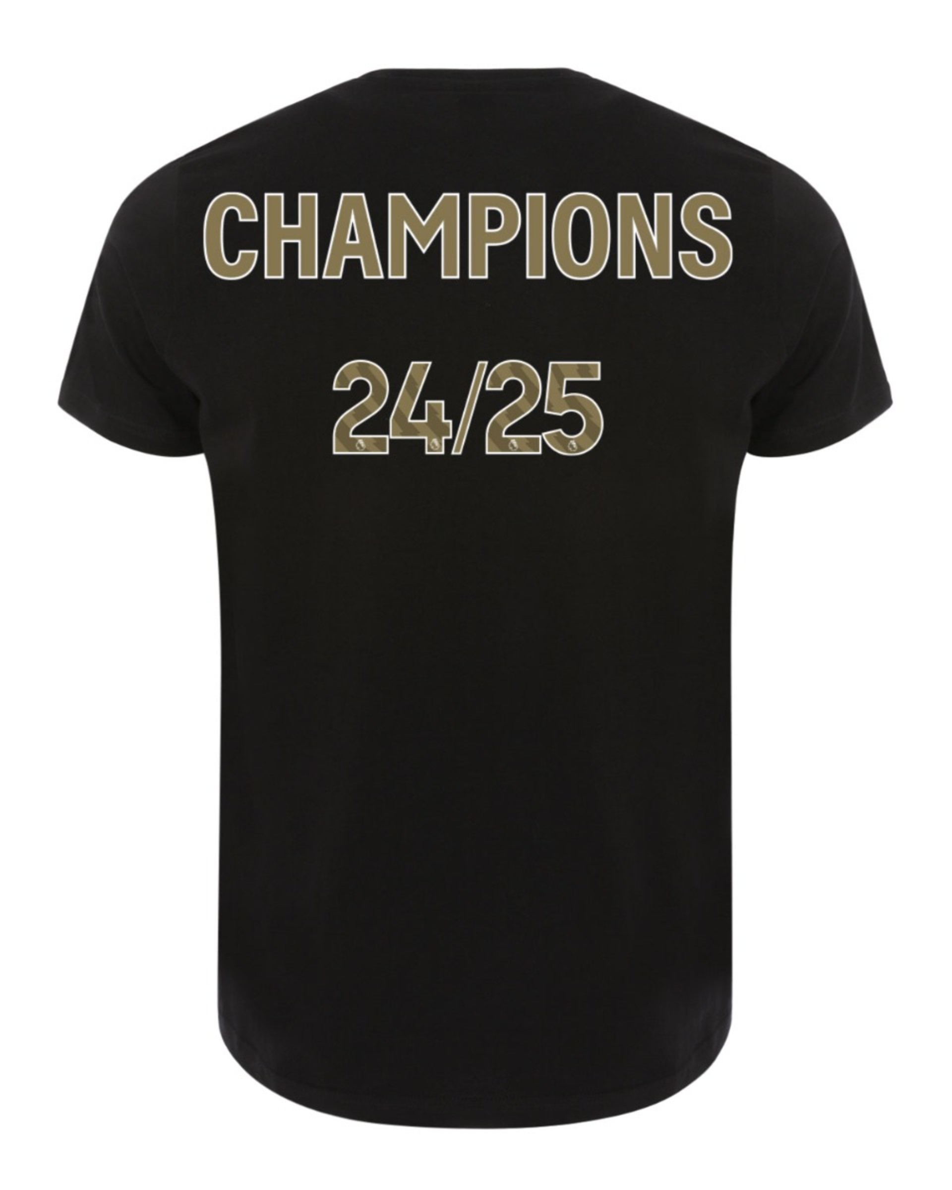 เสื้อยืด LFC สำหรับผู้ใหญ่แชมเปี้ยนส์ 24/25 สีดำ - Image 1