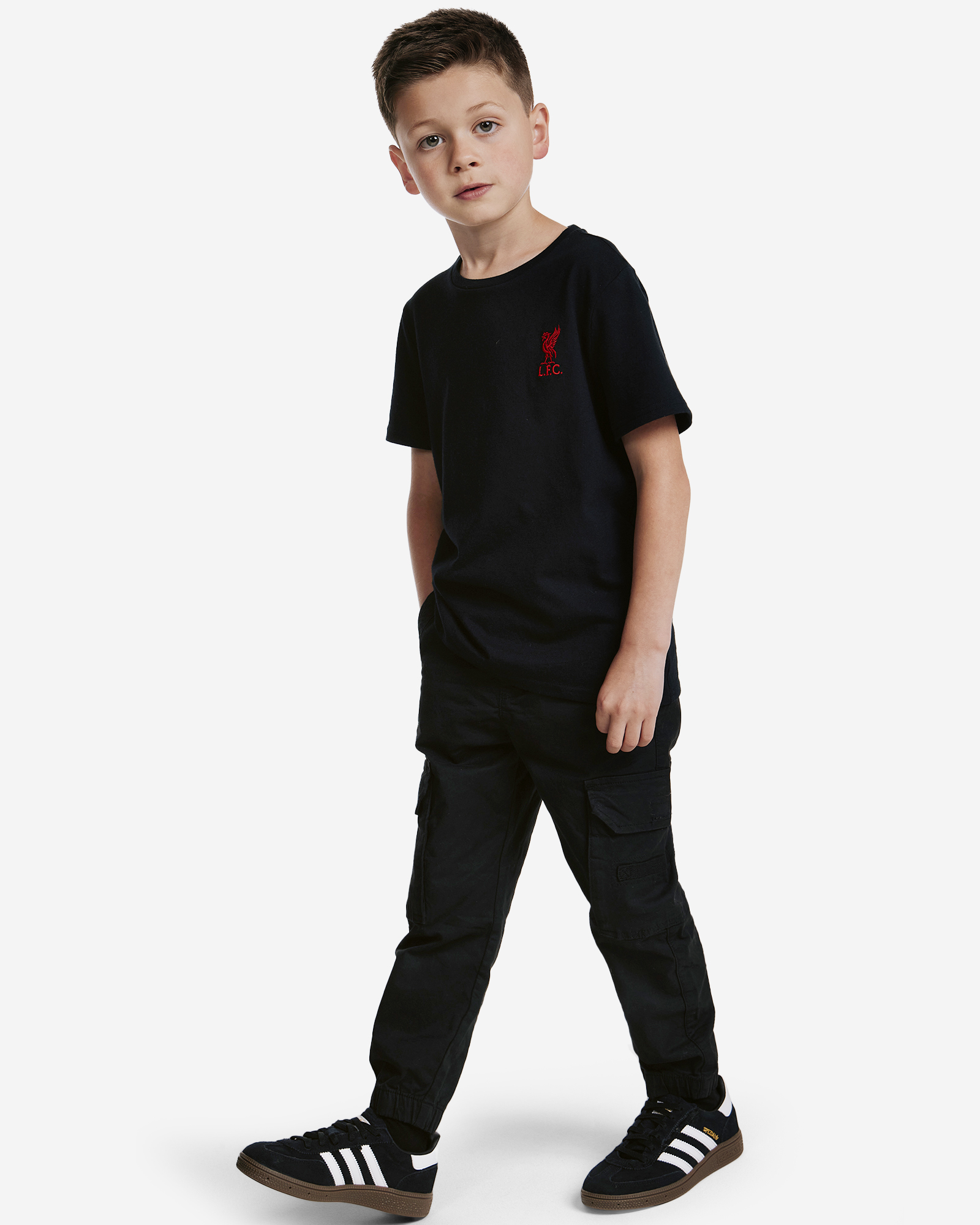 LFC Infants Liverbird Tee Black - Image 2
