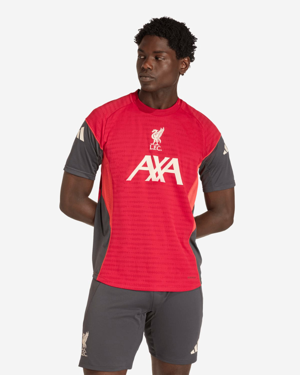 LFC 아디다스 남성용 25/26 반팔 프로 탑 레드 - Image 1