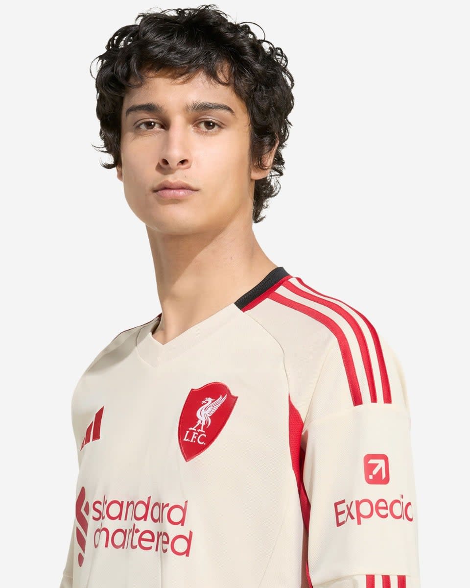 LFC adidas Mens 25/26 Away Long Sleeve Jersey - Image 4