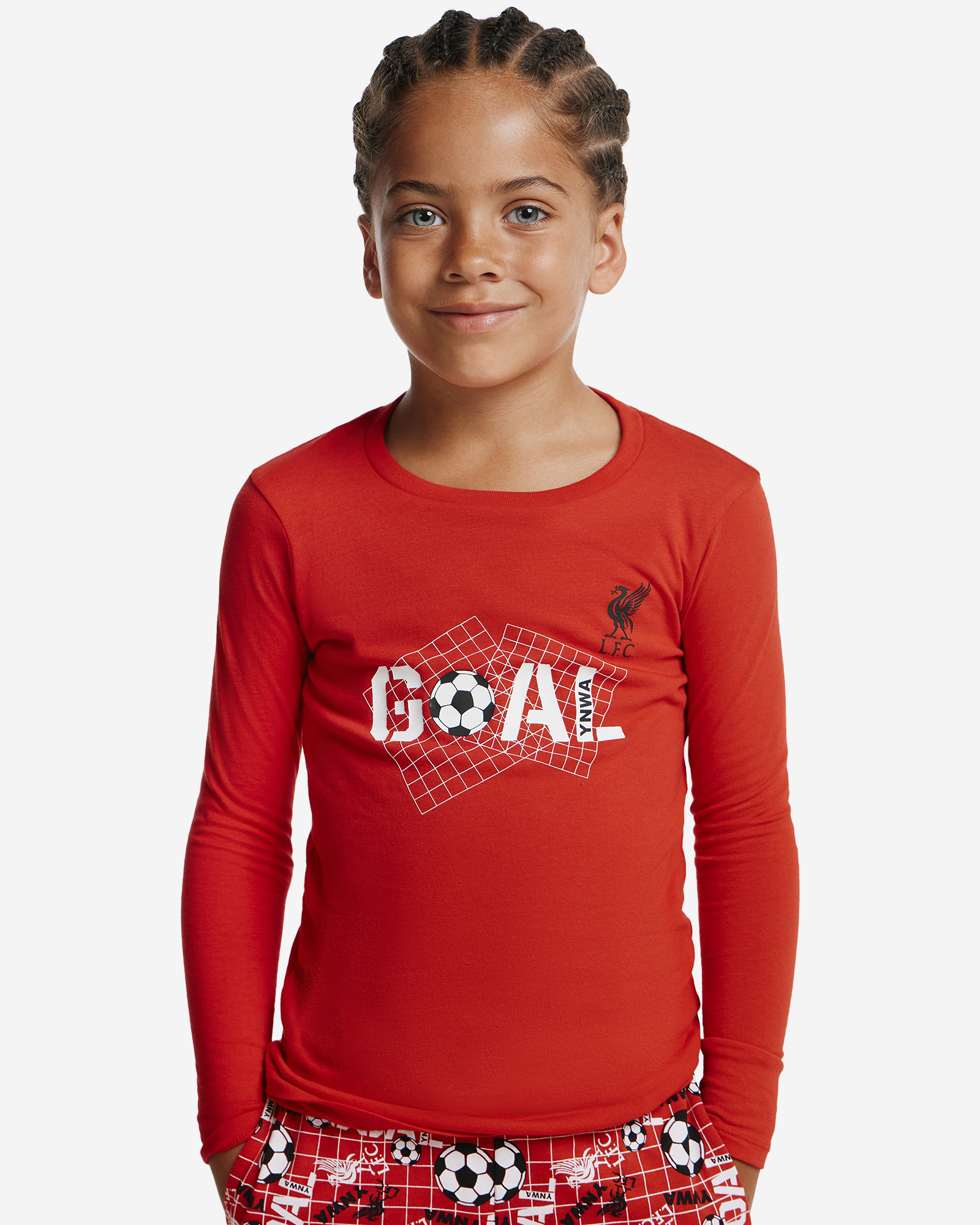 ชุดกระโปรงยาวยาวของ LFC Juniors สีแดง - Image 3