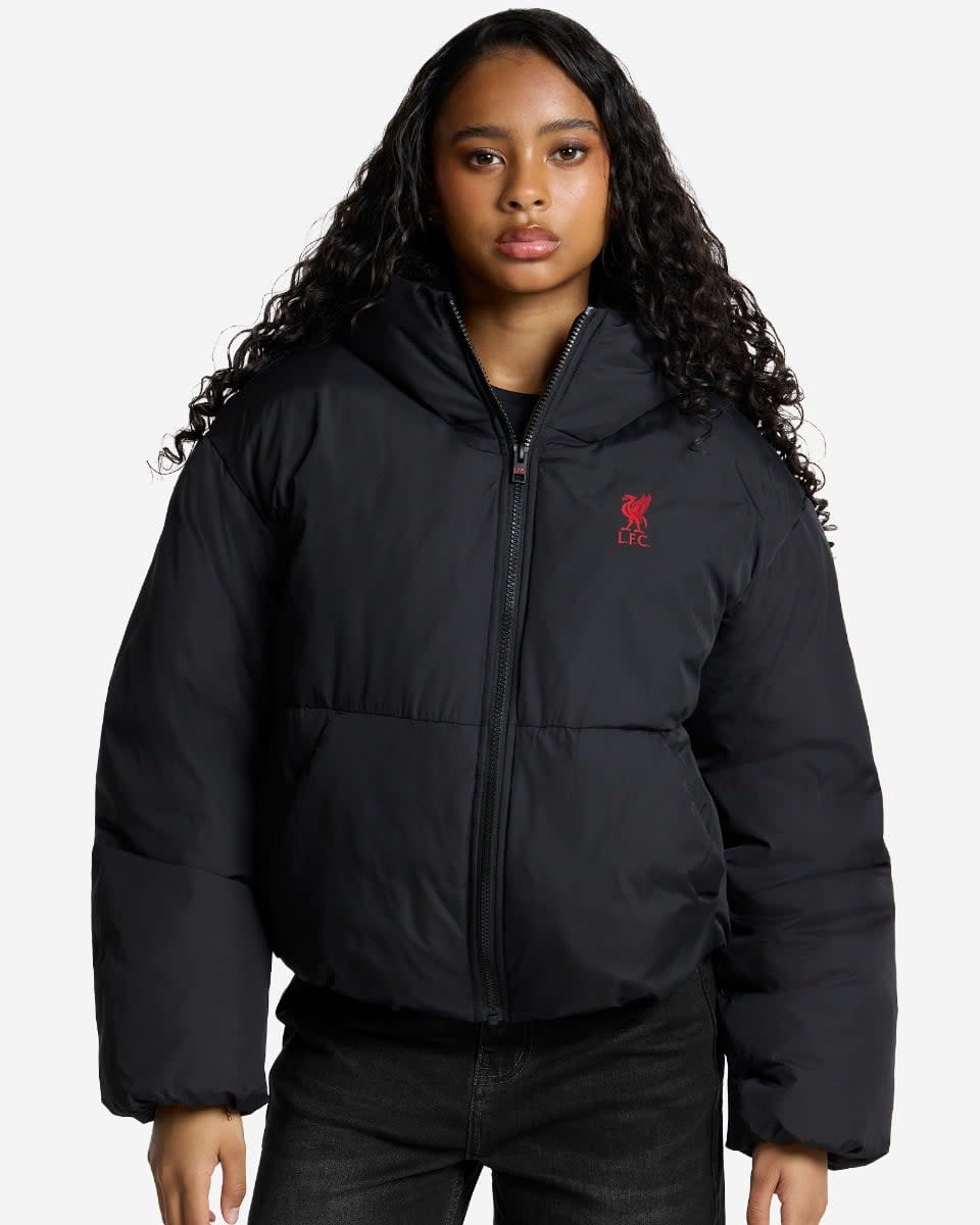 เสื้อแจ็คเก็ต PUFFA ผู้หญิง LFC สีดำ - Image 1