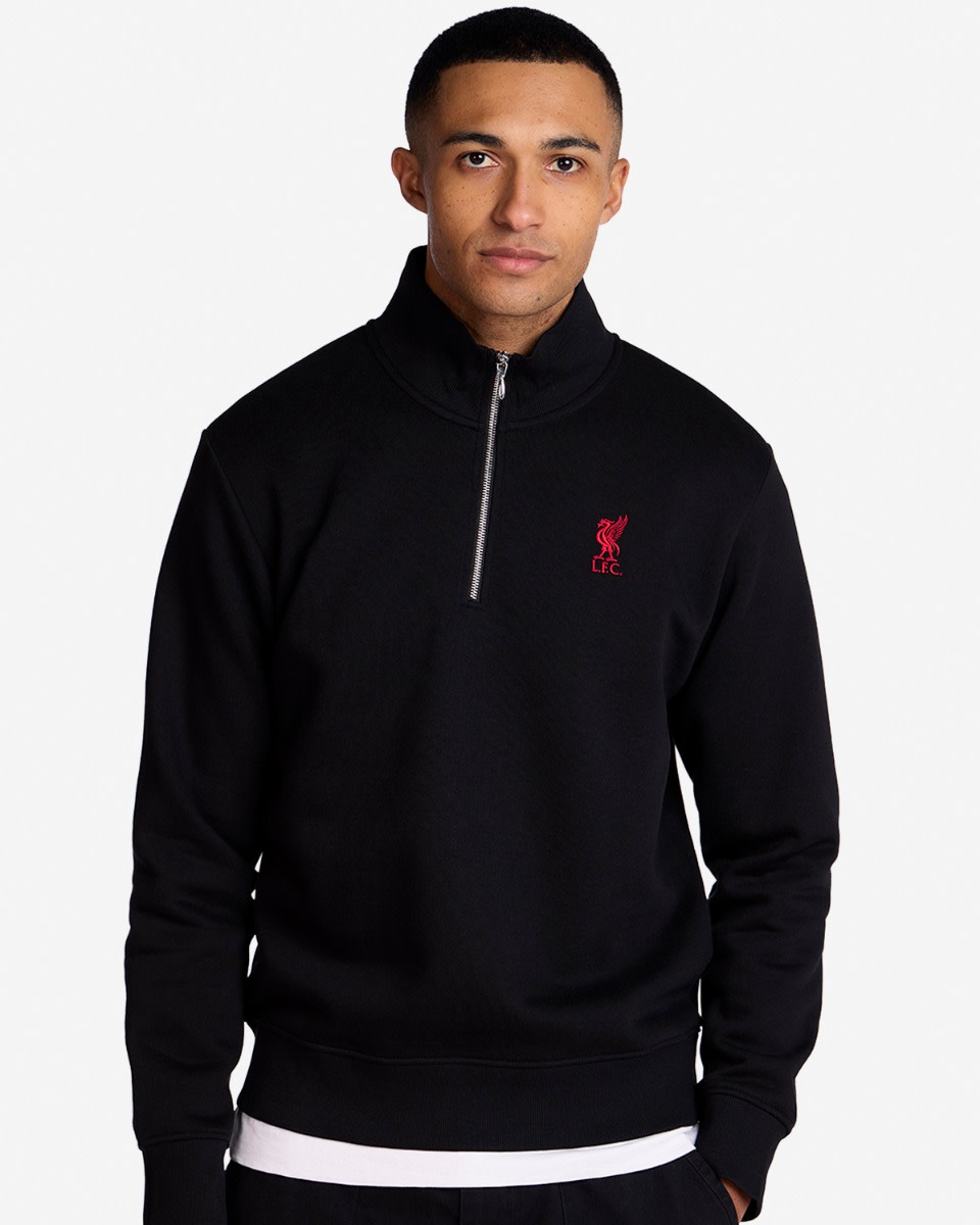 LFC Herre Quarter Zip Sweatshirt Sort - Image 1