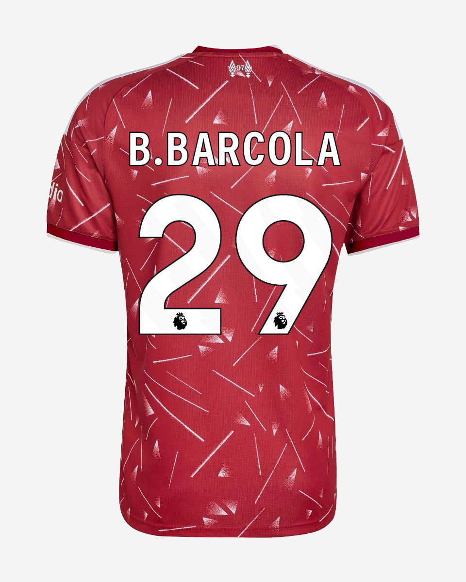 LFC adidas Mens 26/27 Home Jersey - Premier League - B.BARCOLA-29