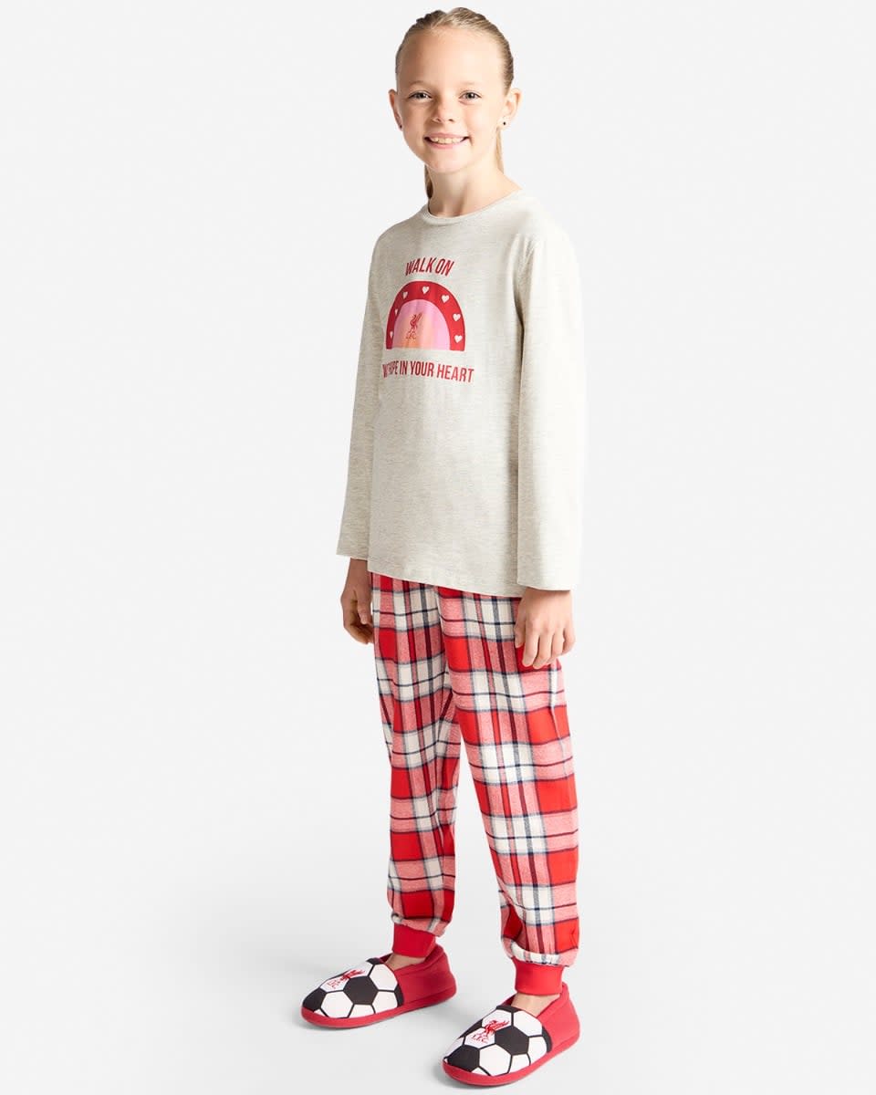 LFC Infants Girls Long Pyjama Set Ecru - Image 3