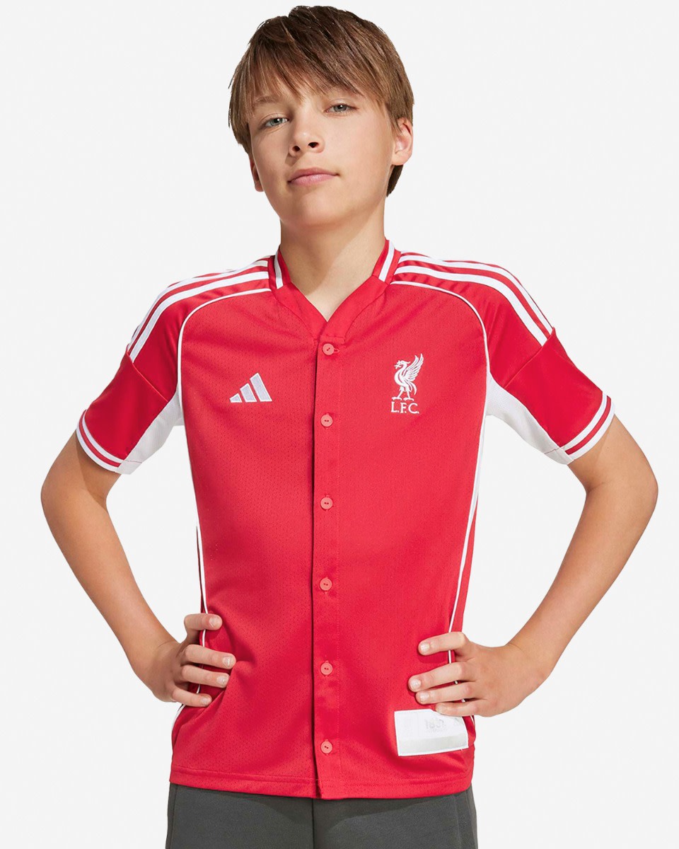 LFC adidas Youth 25/26 US Pack Shirt Red - Image 3