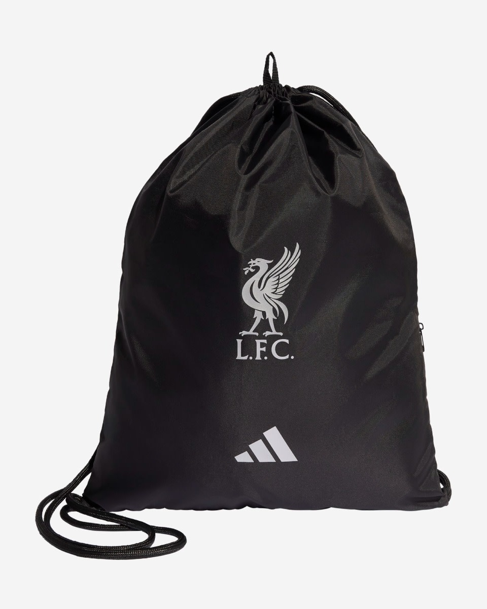 Mochila deportiva LFC adidas negra y plata metalizada - Image 1