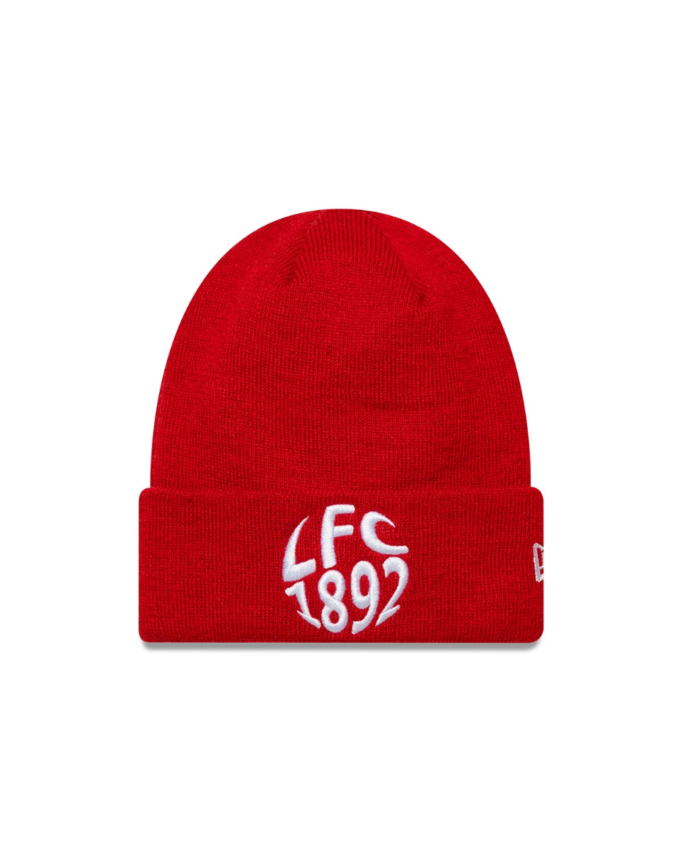 LFC New Era 儿童 1892 袖口针织无檐便帽红色 - Image 1