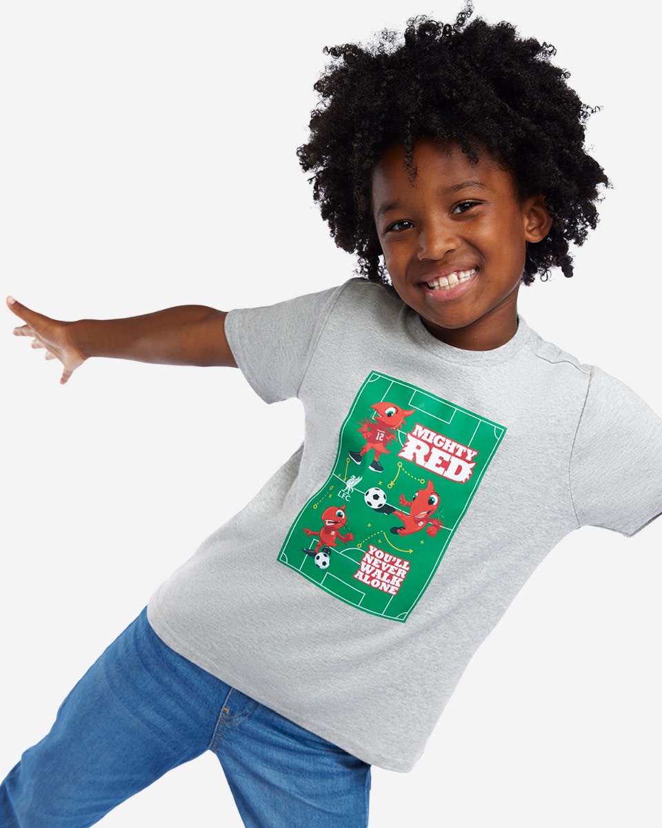 LFC Mighty Red Spædbørns T-shirt Grå - Image 2