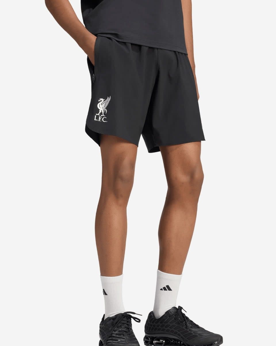 LFC 아디다스 남성용 티로 트래블 쇼츠 블랙 - Image 1