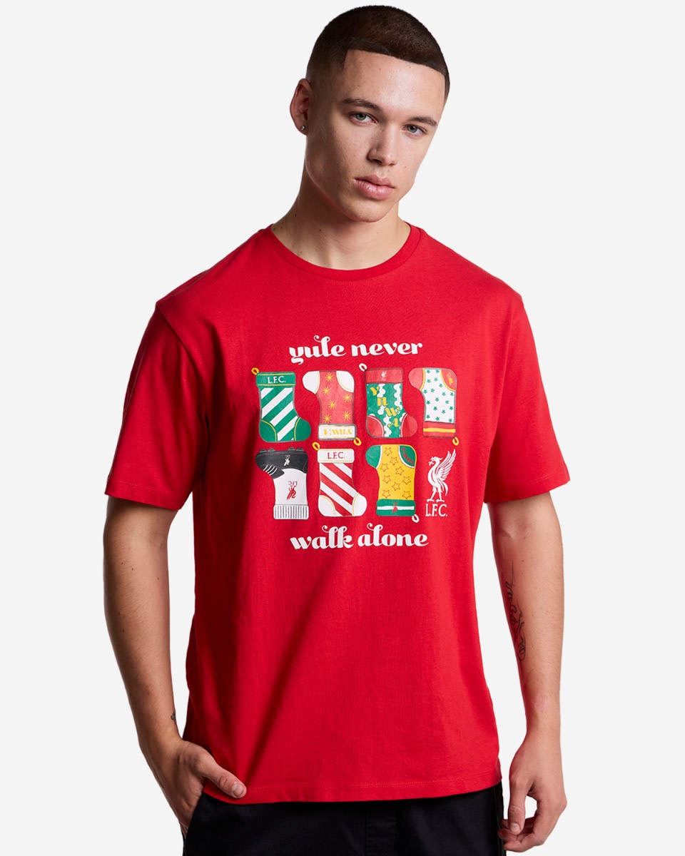 LFC Adults Christmas Tee Röd - Image 1