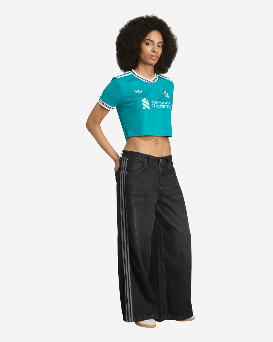 LFC adidas Womens 25/26 Third Short Sleeve Crop Jersey
