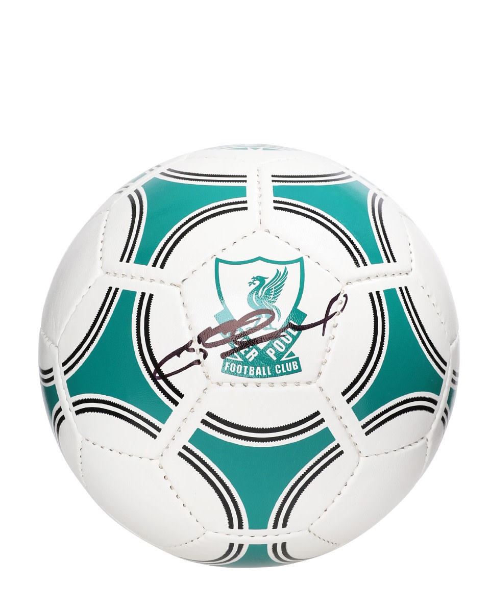 LFCのサイン入りジェラードボックス入りアディダスフットボール - Image 2