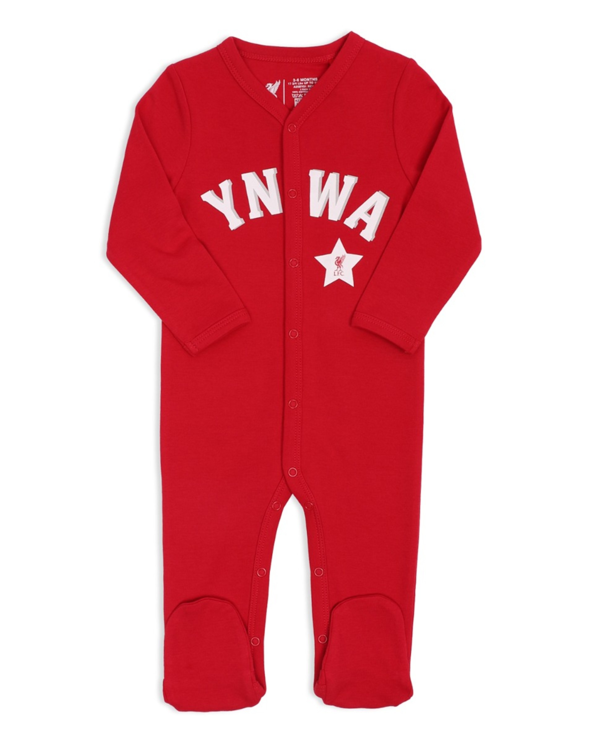 LFC Baby-Schlafanzug, 2er-Pack, Rot - Image 3