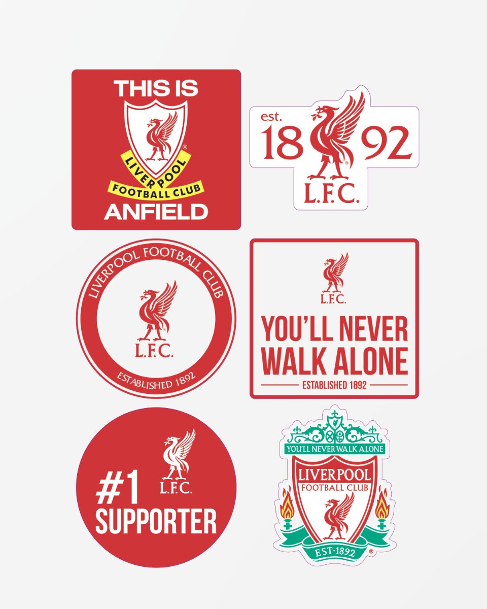 LFC Multi Set Car Stickers - Image 1