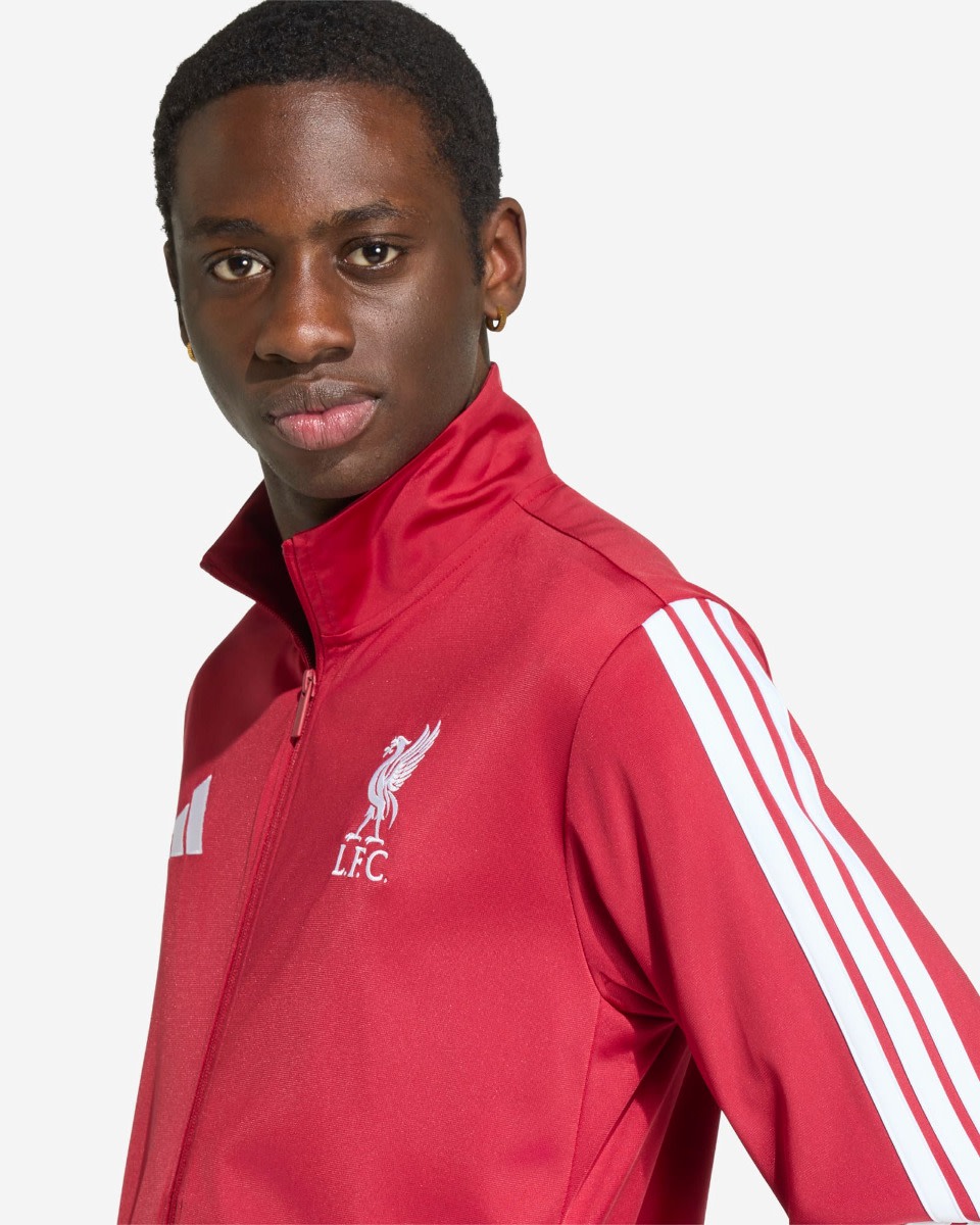 LFC adidas Mens 26/27 DNA Track Top Active Maroon - Image 4
