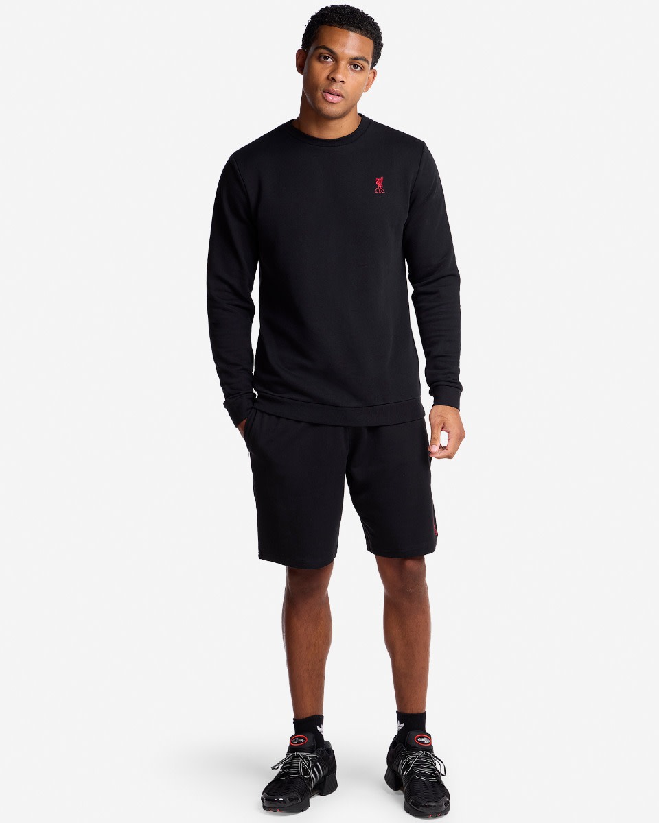 Sudadera LFC con cuello redondo para hombre, color negro - Image 3