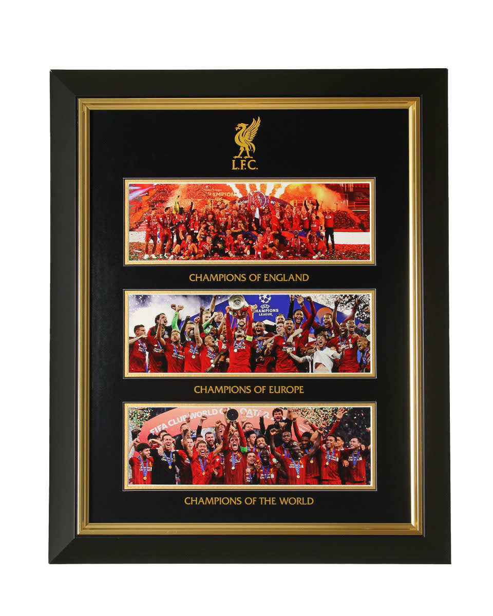 LFC Framed 3 x Win Image - Image 1