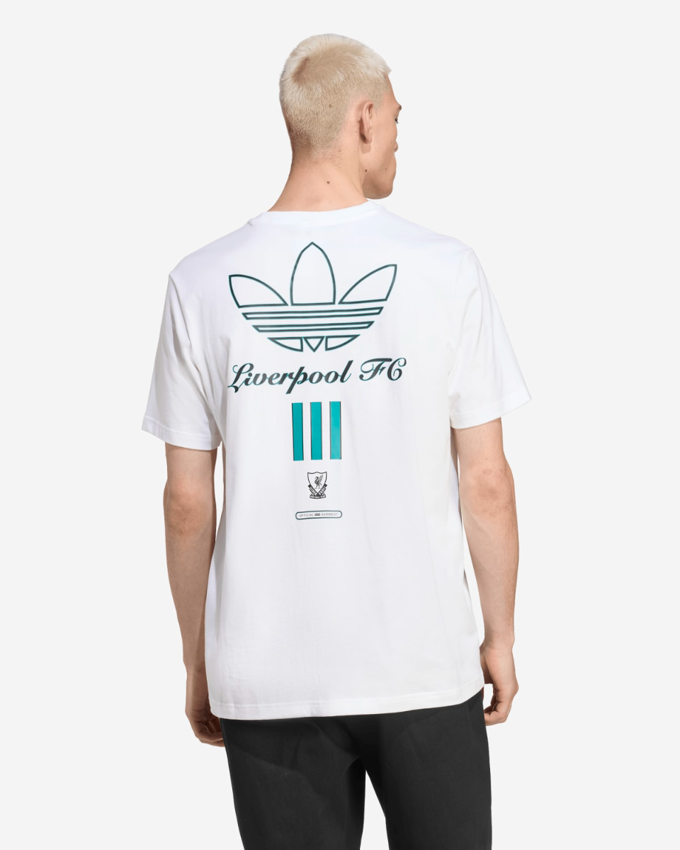 T-shirt graphique LFC Adidas 25/26 Icones pour homme, blanc - Image 2