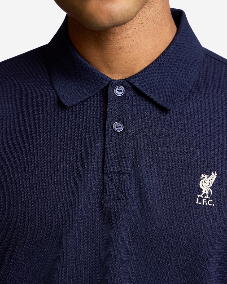 เสื้อโปโลผู้ชาย LFC สีกรมท่า - Image 2