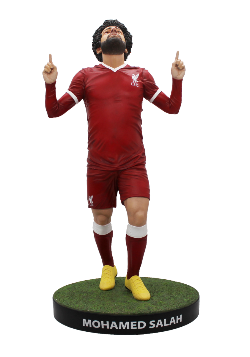ぼ*ん様 【表参道限定・新品未使用】 Liverpool FCモハメド・サラー Footballs Finest Salah Statue 60cm