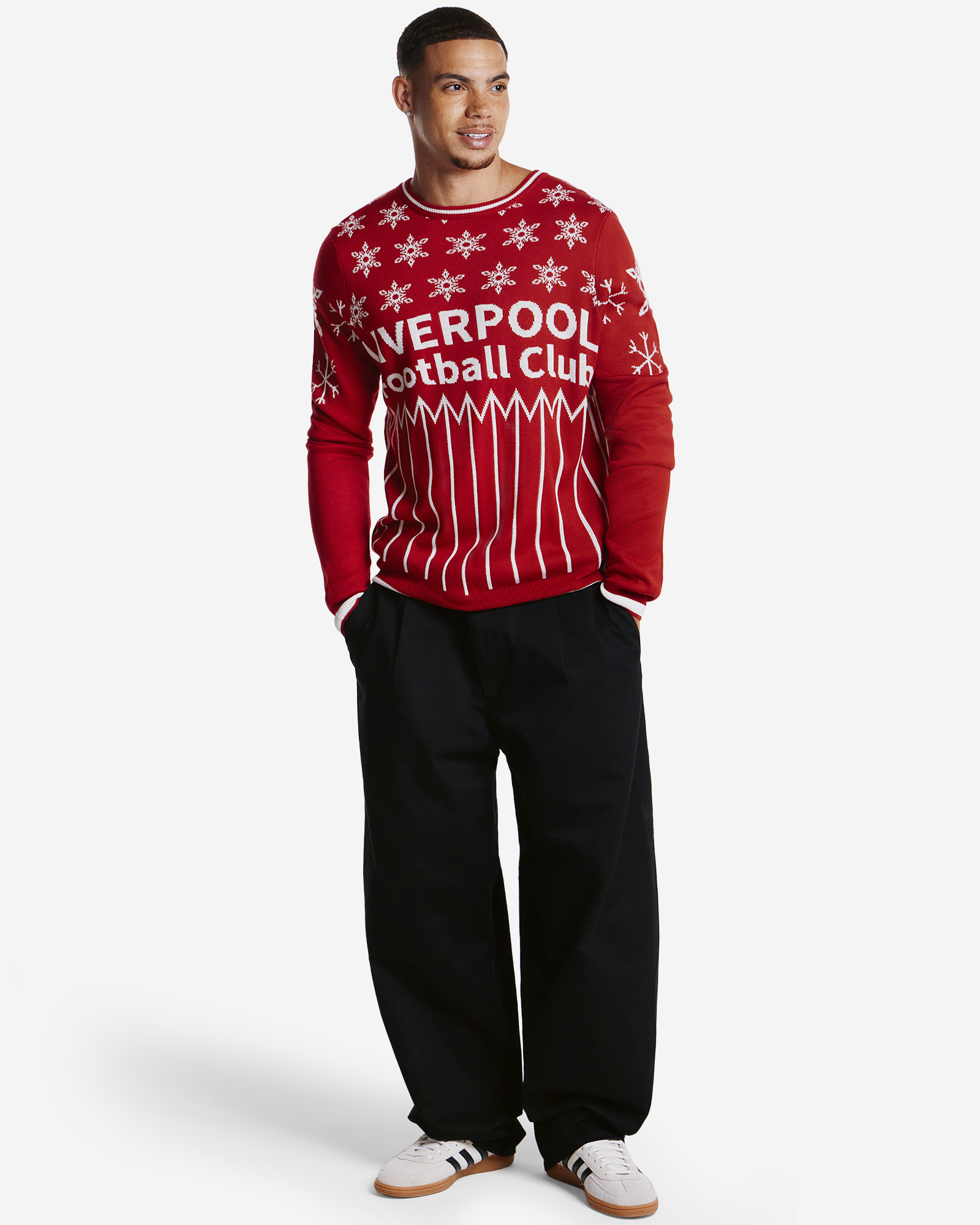 LFC 成人复古圣诞毛衣红色 - Image 3