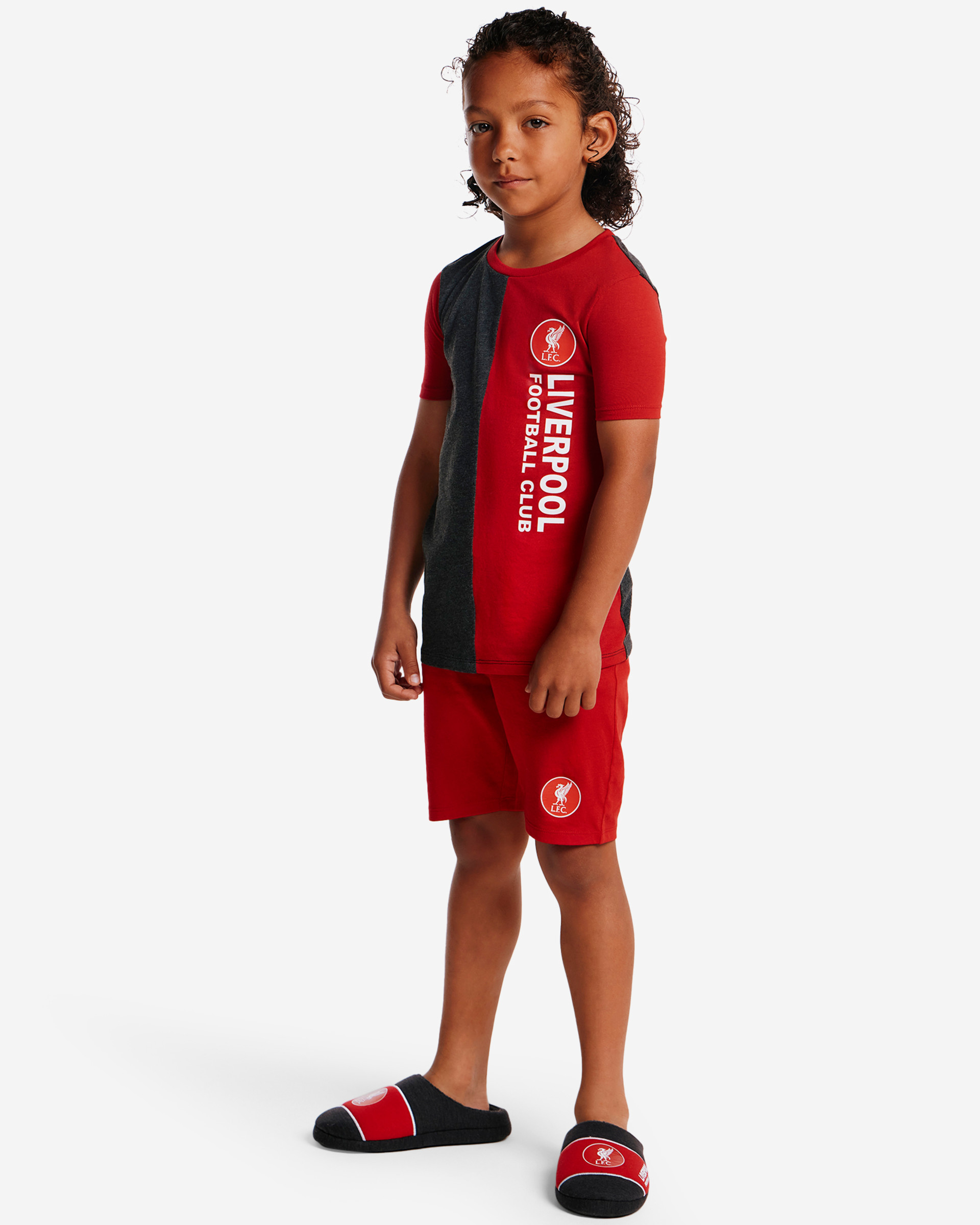 LFC Kurzes Pyjama-Set für Säuglinge, Grau - Image 1