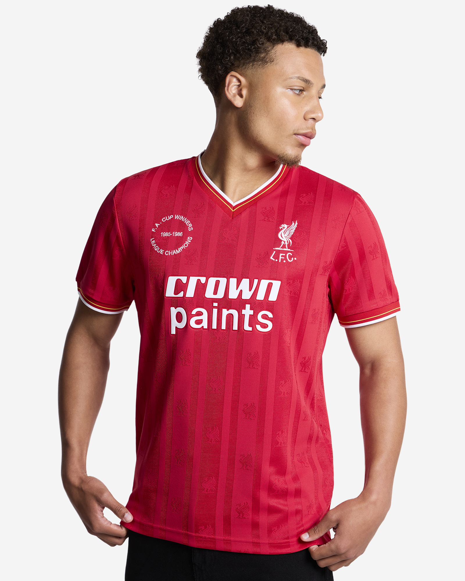 LFC メンズレトロ 85/86 ホームシャツ - Image 3